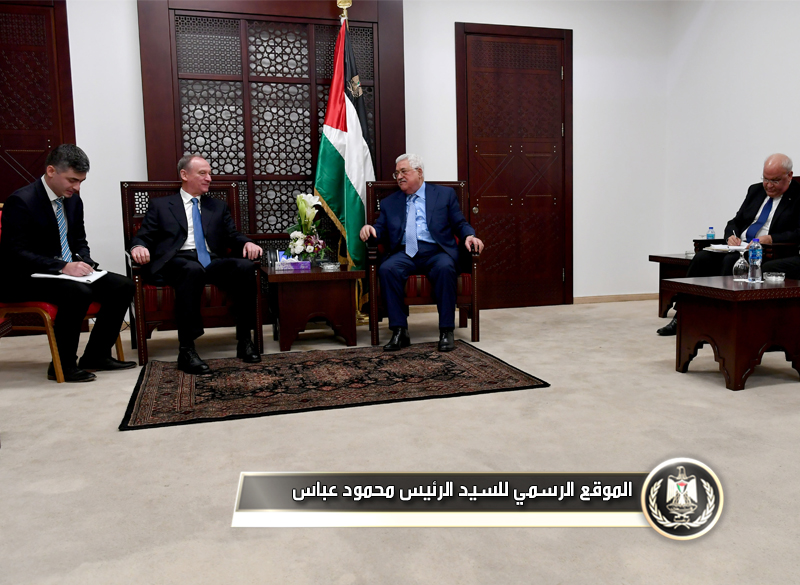 السيد الرئيس يطلع سكرتير مجلس الأمن 
القومي الروسي على آخر المستجدات