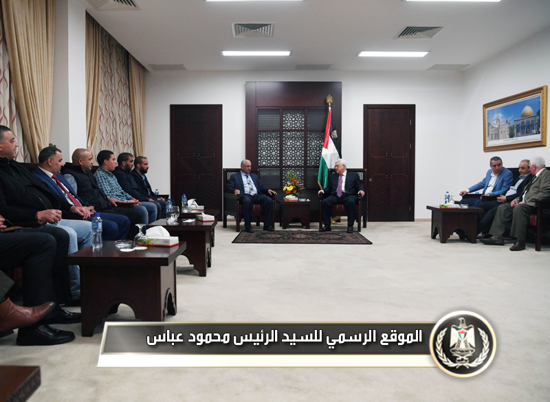 السيد الرئيس يستقبل عائلة المناضل 
المقدسي الراحل داود 
مصطفى