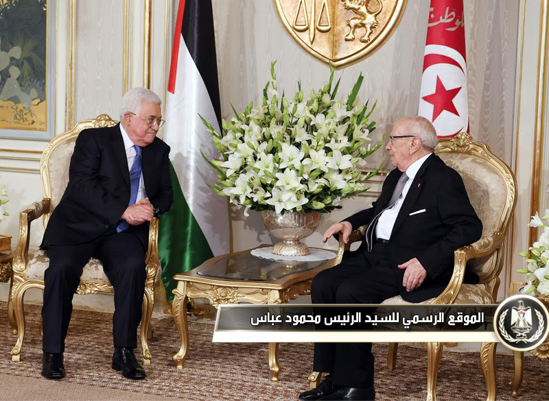 السيد الرئيس يعقد جلسة مباحثات مع نظيره 
التونسي