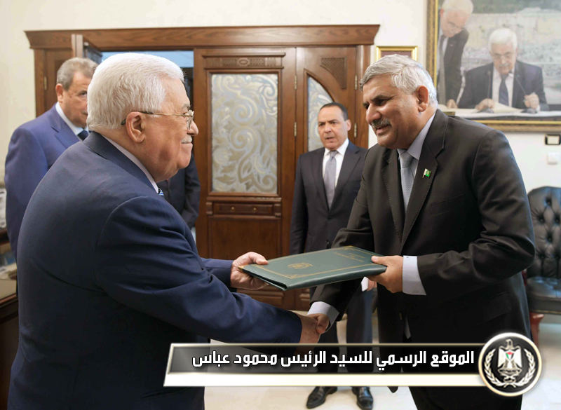 السيد الرئيس يتقبل أوراق اعتماد سفير 
باكستان لدى فلسطين