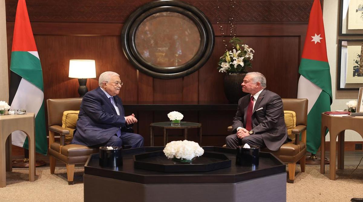 الرئيس يصل عمّان ويجتمع مع العاهل الأردني ويطلعه على التصعيد الإسرائيلي في الأراضي الفلسطينية