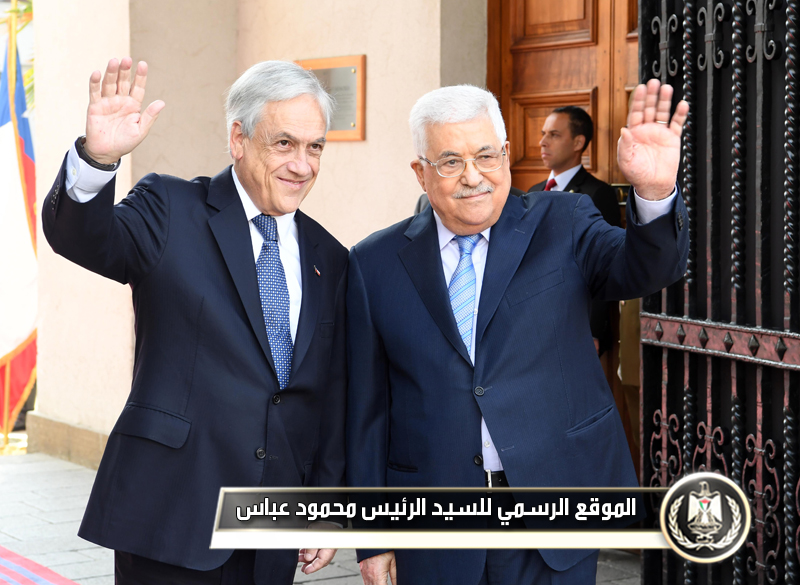 السيد الرئيس: اعتراف تشيلي بدولة فلسطين 
دليل على تضامنها المبدئي والثابت مع قضايا الحق 
والعدل
