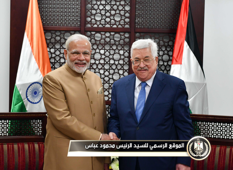 السيد الرئيس يستقبل رئيس الوزراء الهندي 
في رام الله