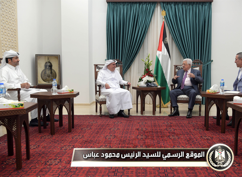 السيد الرئيس يستقبل السفير القطري محمد 
العمادي