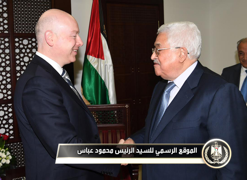 السيد الرئيس يستقبل الممثل الخاص للرئيس 
الأمريكي دونالد ترامب للمفاوضات 
الدولية.