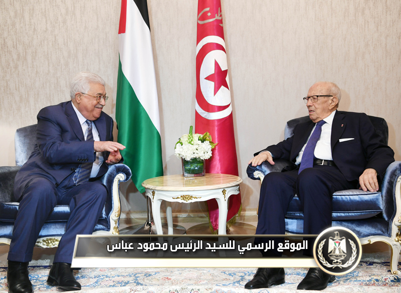 السيد الرئيس يلتقي نظيره 
التونسي