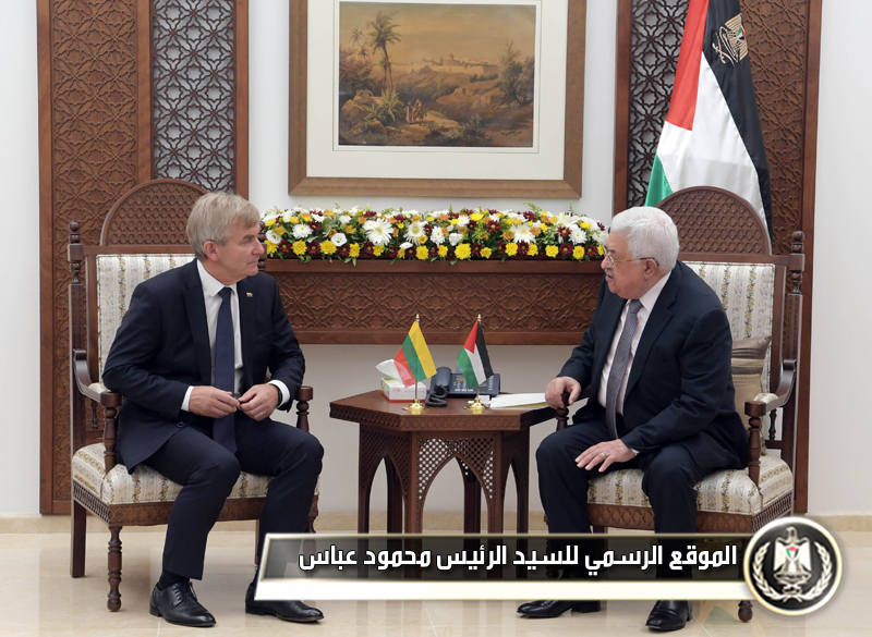 السيد الرئيس يستقبل رئيس البرلمان 
الليتواني