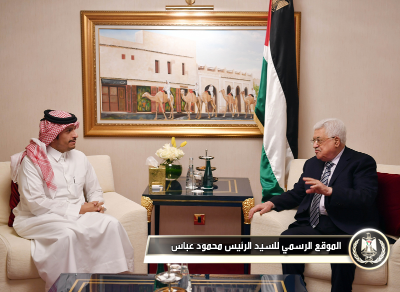 السيد الرئيس يستقبل وزير الخارجية 
القطري