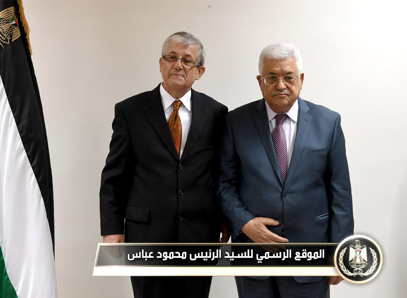 السيد الرئيس يتقبل أوراق اعتماد ممثل 
سلوفينيا لدى فلسطين.