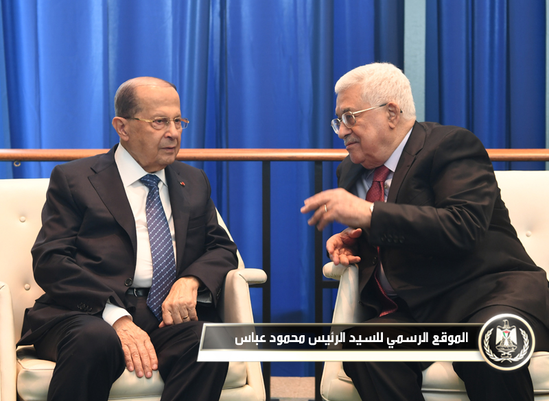 السيد الرئيس يجتمع مع نظيره 
اللبناني