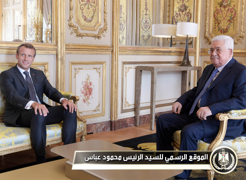 السيد الرئيس يجتمع مع نظيره 
الفرنسي