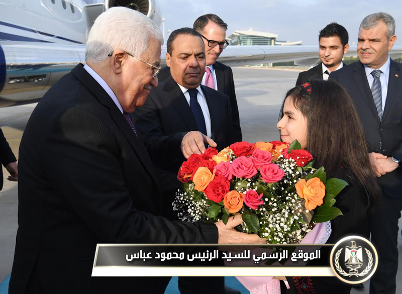 السيد الرئيس لدى وصوله العاصمة التركية 
أنقرة.