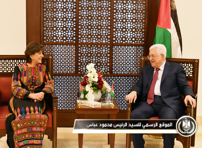الرئيس يستقبل وزيرة السياحة والآثار 
الأردنية