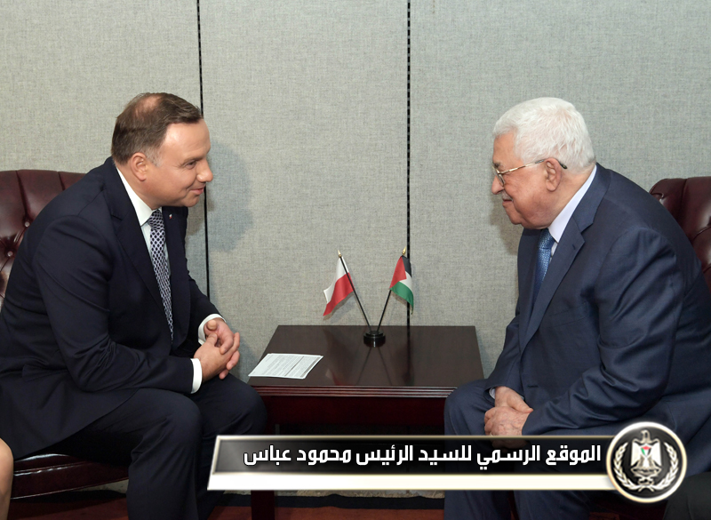 السيد الرئيس يستقبل في نيويورك 
نظيره البولندي