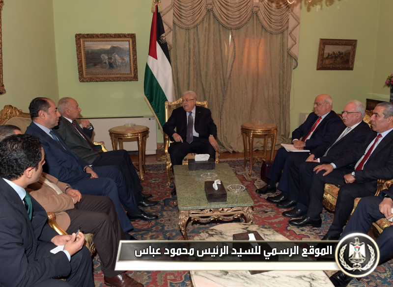 الرئيس عباس يستقبل أمين عام 
الجامعة العربية أحمد أبو الغيط