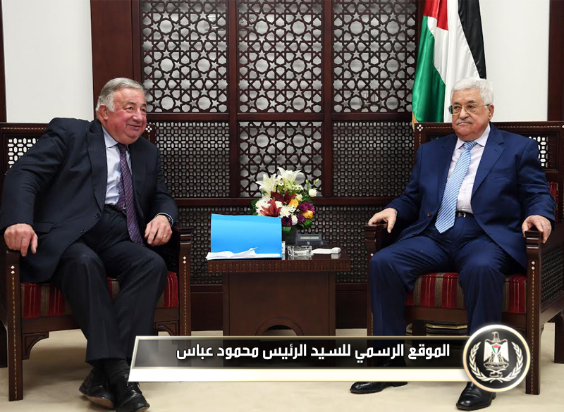 السيد الرئيس يستقبل رئيس مجلس الشيوخ 
الفرنسي جيرار 
لارشير.