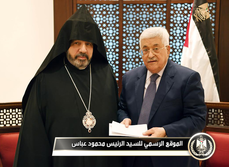 السيد الرئيس يستقبل بطريرك الأرمن 
الارثوذكس نورهان 
مانوجيان.